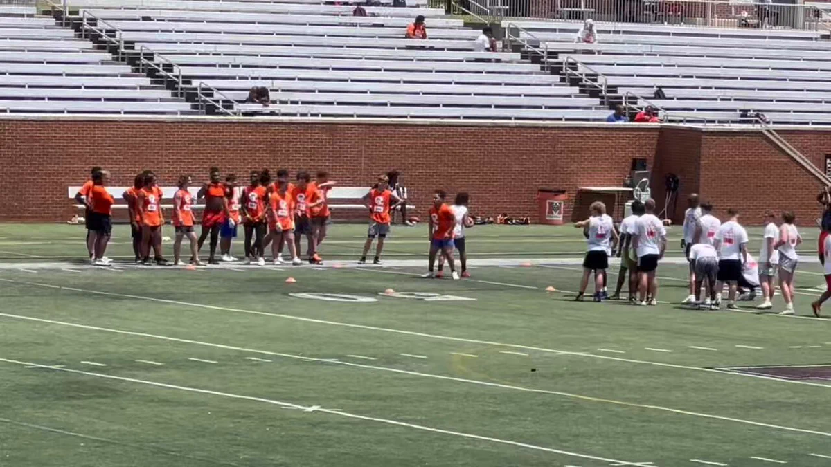 Mercer football camp clip preview from David Galarza’s X post